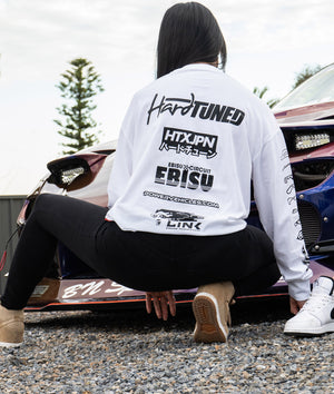Womens Drift Matsuri Track Tee - White