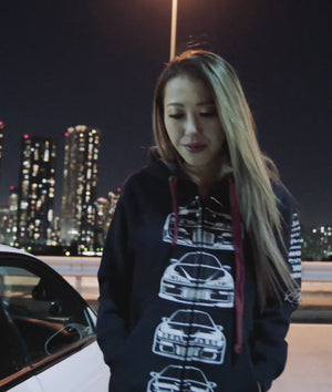 Nissan Silvia Womens Hoodie
