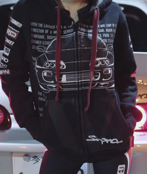 Toyota Supra MKIV Womens Hoodie