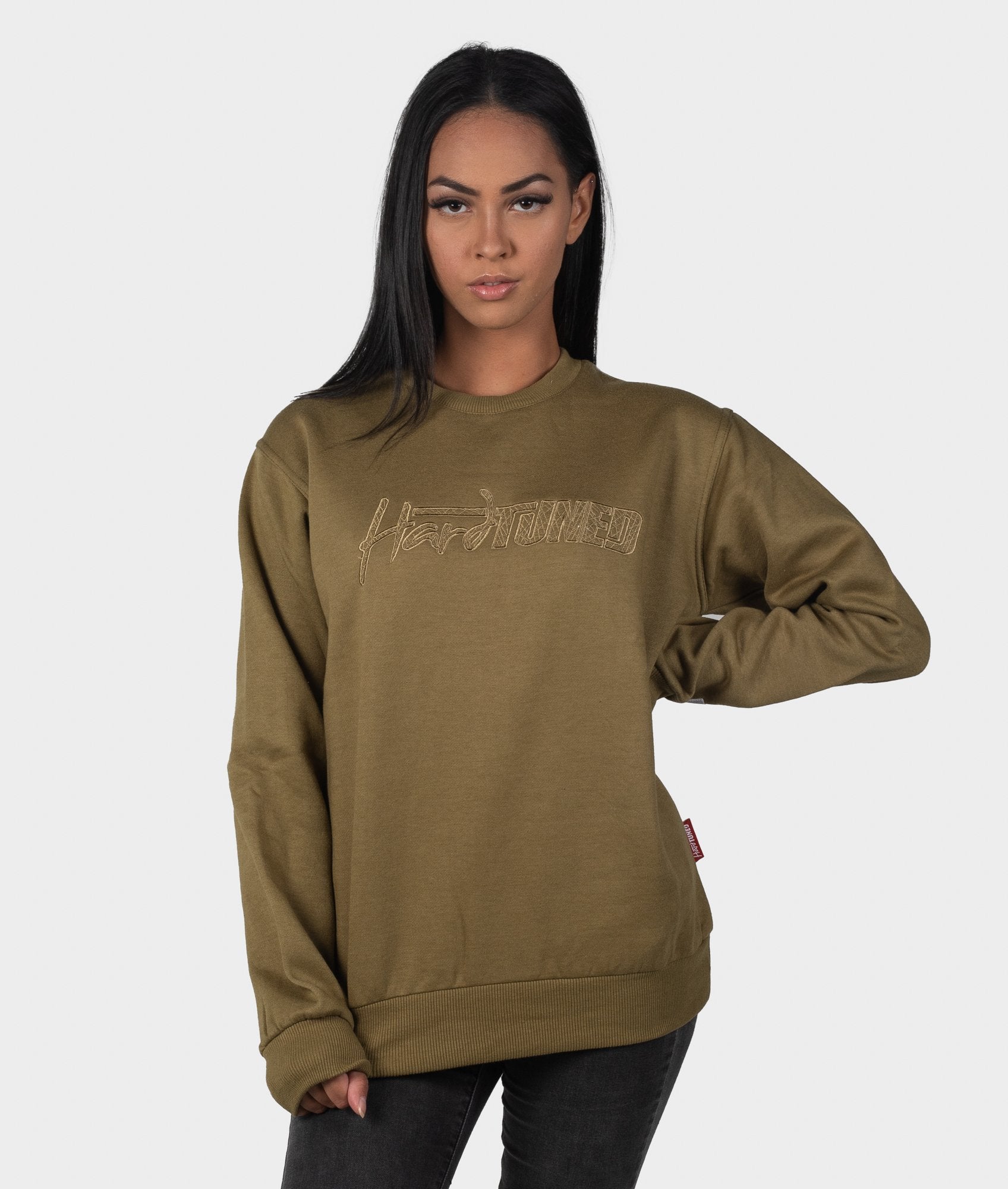 HT Embroidered Sweater - Olive - Hardtuned