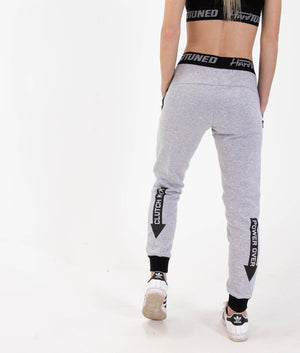 Ladies Power Over Trackies - Grey - Hardtuned