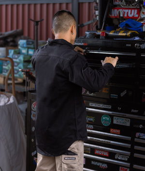 Long Sleeve Work Shirt - Black - Hardtuned
