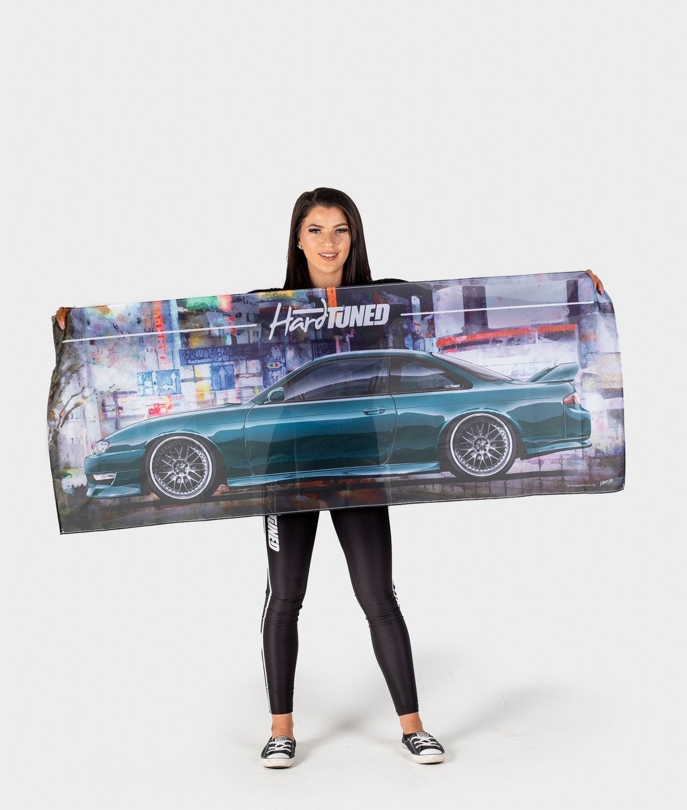 Nissan Silvia S14 Kouki Garage Flag - Hardtuned