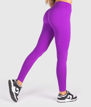 Sakura Seamless Leggings - Grape - Hardtuned