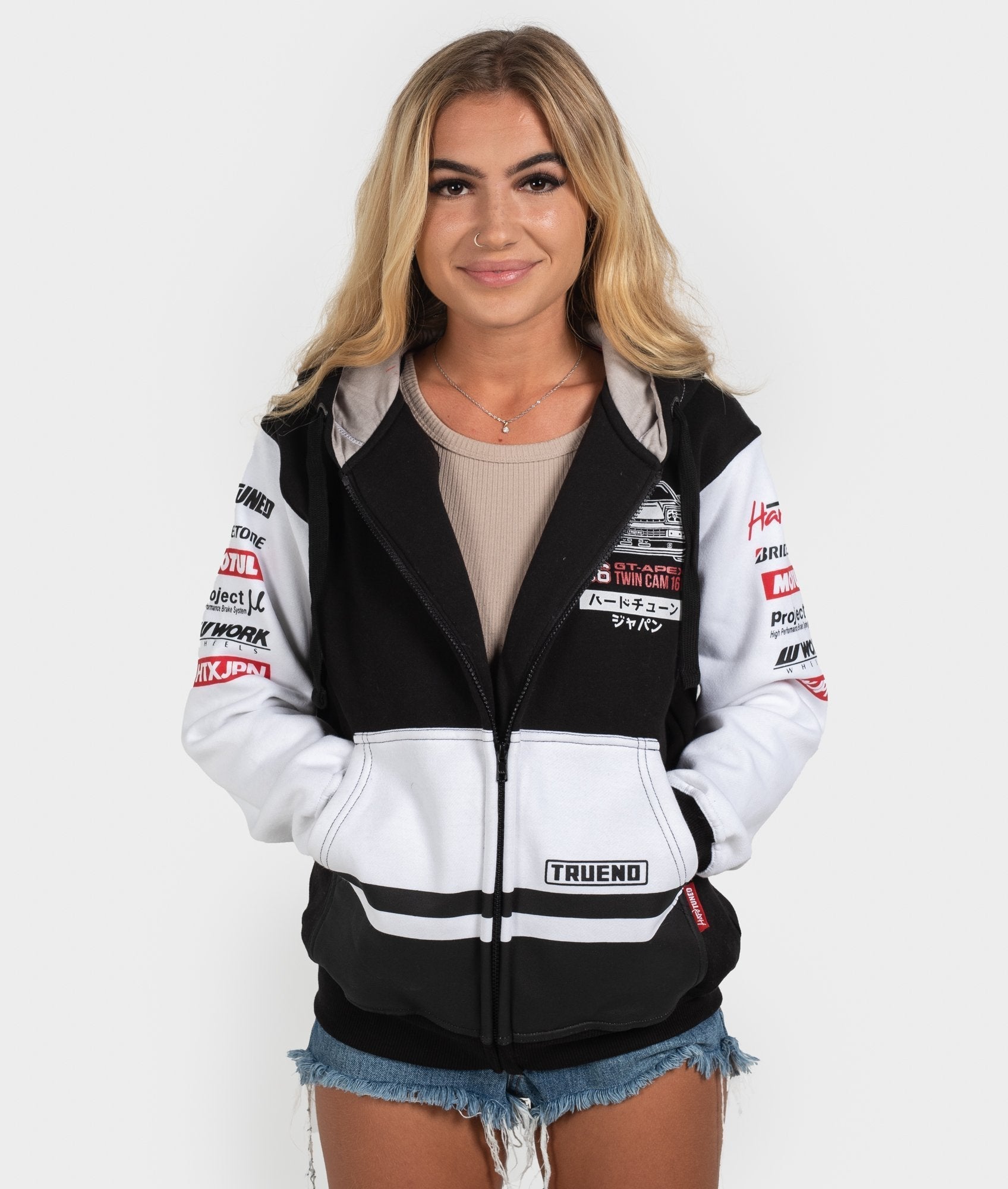 Toyota AE86 Trueno Womens Hoodie - Hardtuned