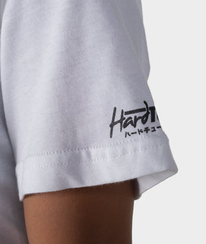 Womens HTxJPN Crossing Tee - White - Hardtuned