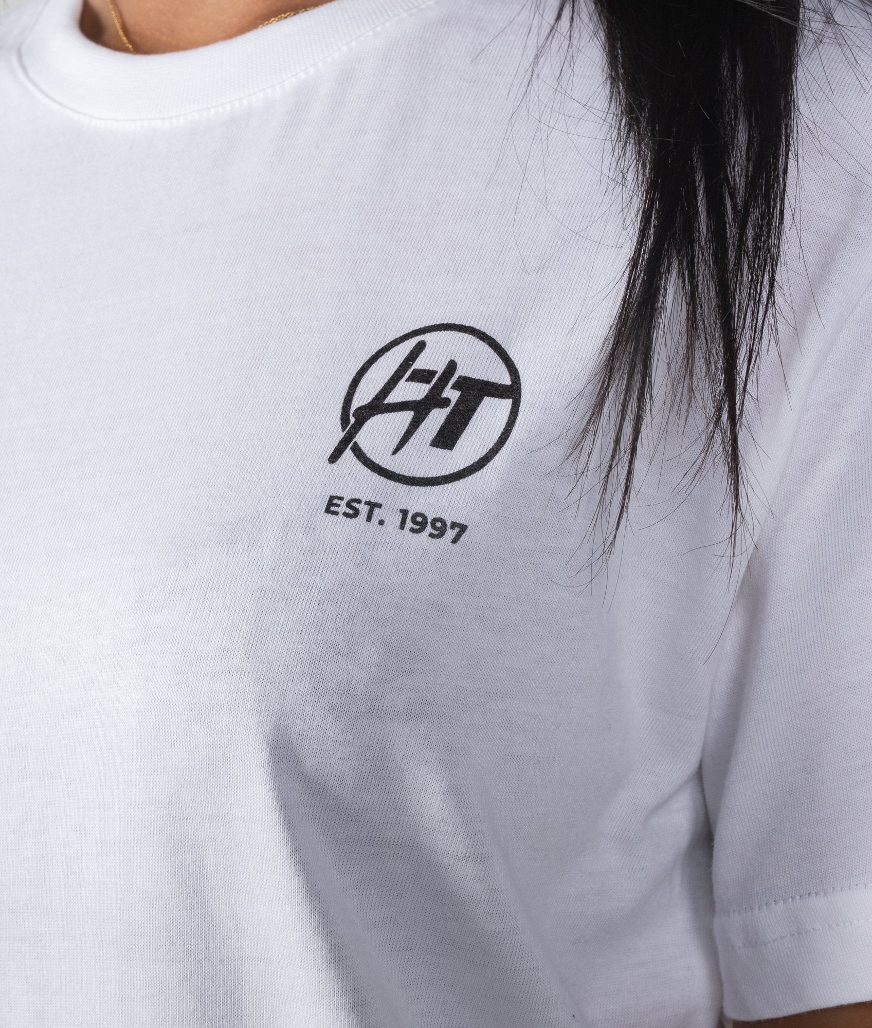 Womens HTxJPN Crossing Tee - White - Hardtuned
