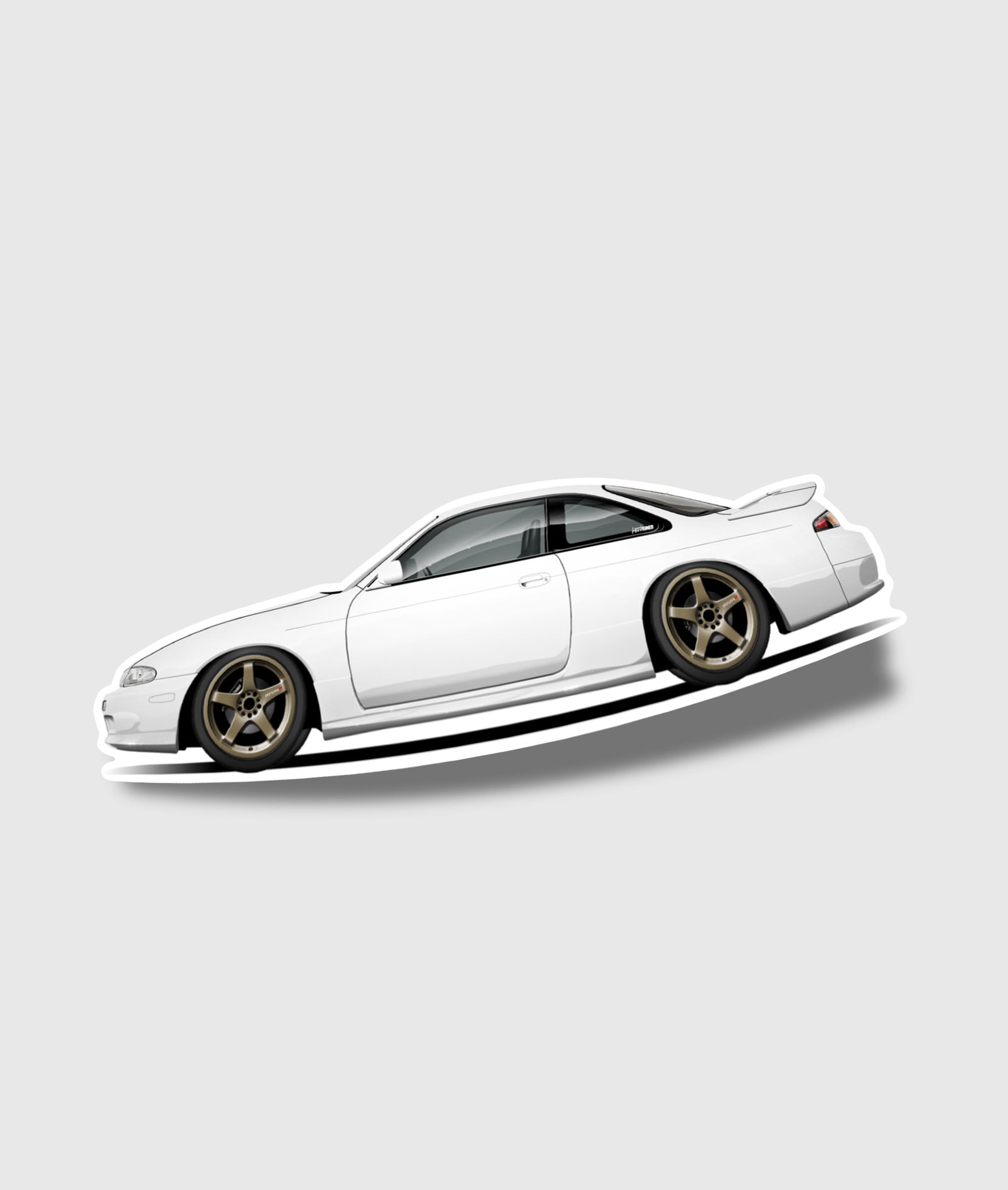 Nissan Zenki S14 Sticker - White