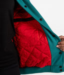 Womens Shred Til Ya Dead Varsity Jacket