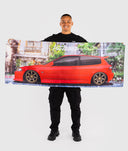 Honda Civic EG Garage Flag