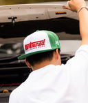 Crispy Skids Flat Brim Trucker Cap