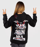 Womens World Time Attack Team Hoodie - Black