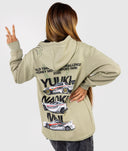 Womens World Time Attack Team Hoodie - Eucalyptus