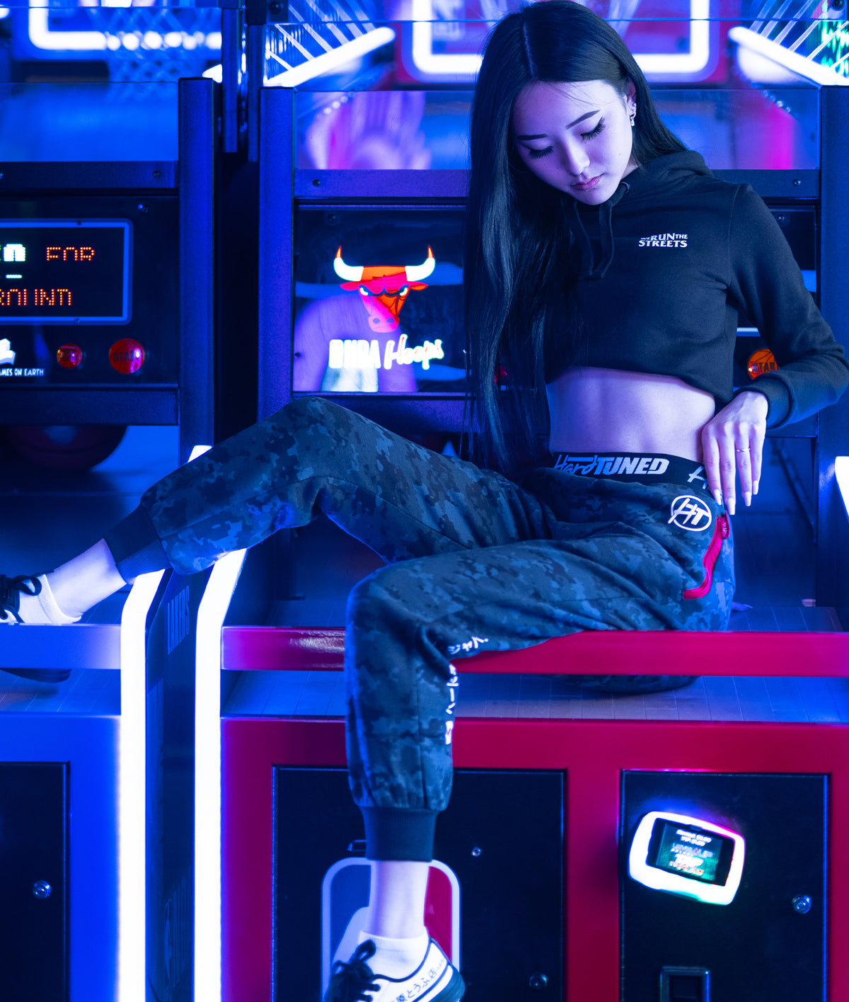 Ladies Camo Track Pants