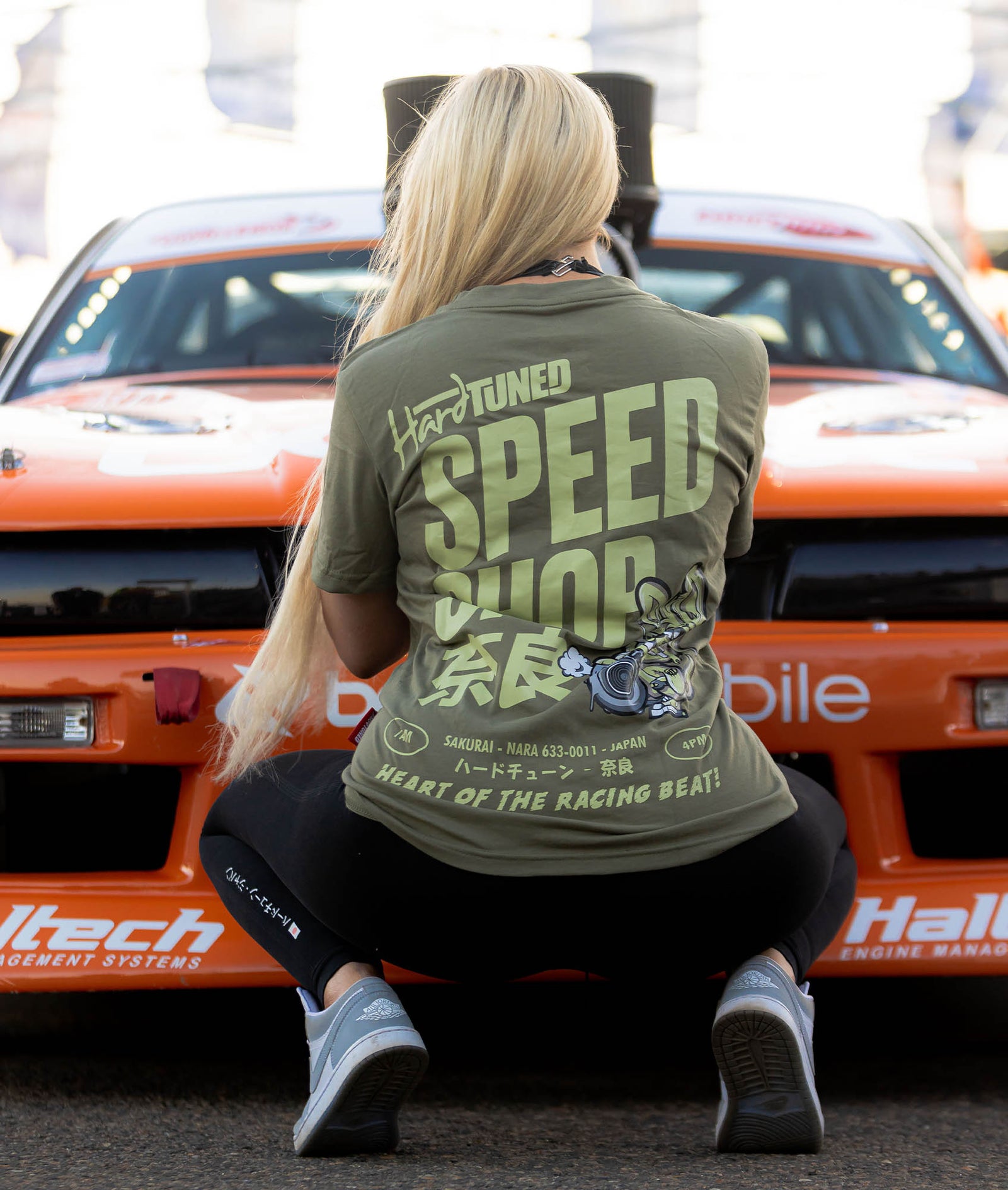 Womens Speed Shop Bunny Tee - Hardtuned