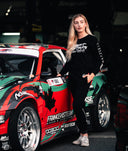 Womens Drift Matsuri Track Tee - Black