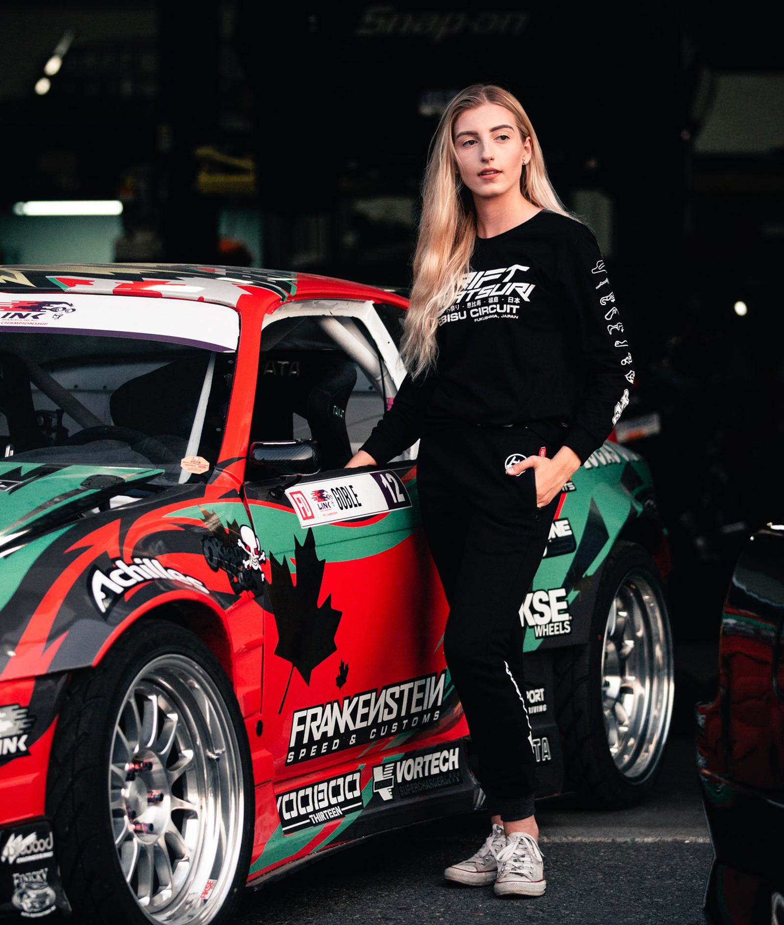 Drift Matsuri Track Tee - Black - Hardtuned