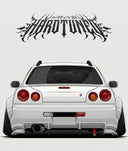 Hardtuned Metal Arch Vinyl Sticker