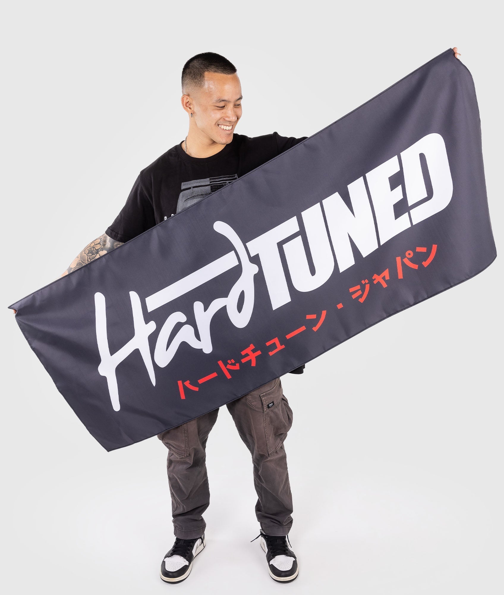 Bonus HardTuned Black Garage Flag - Hardtuned