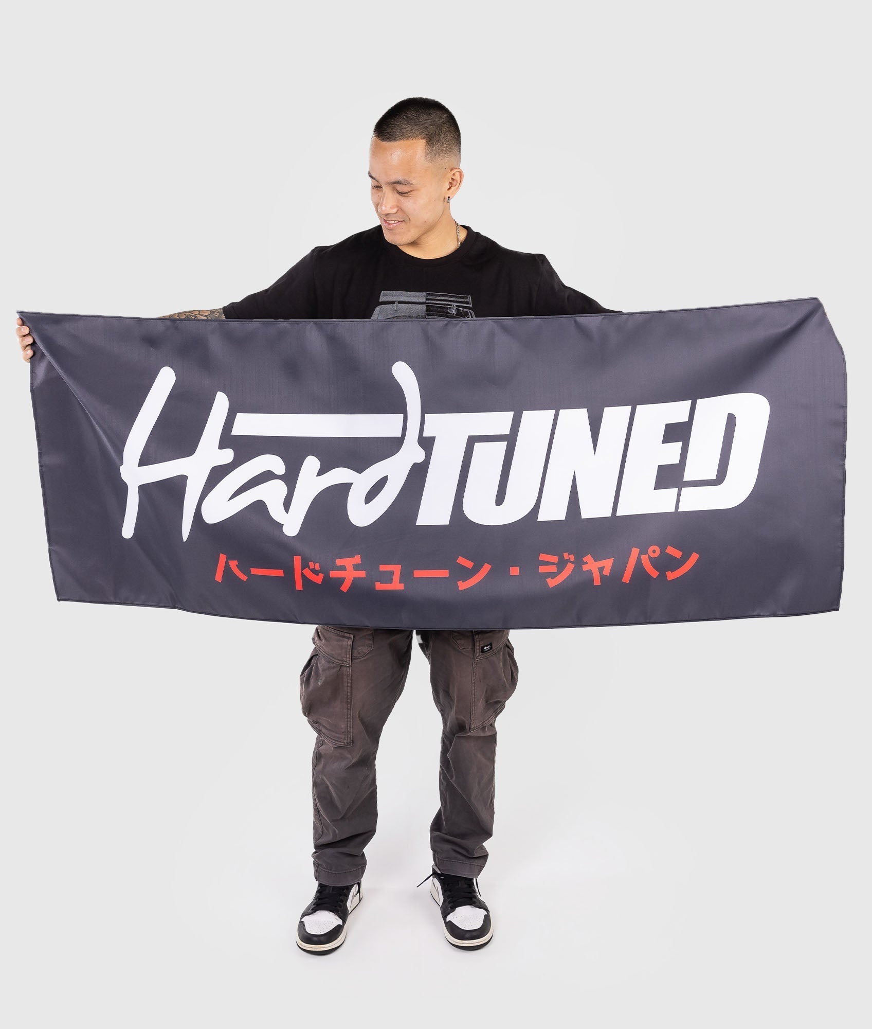 Bonus HardTuned Black Garage Flag - Hardtuned