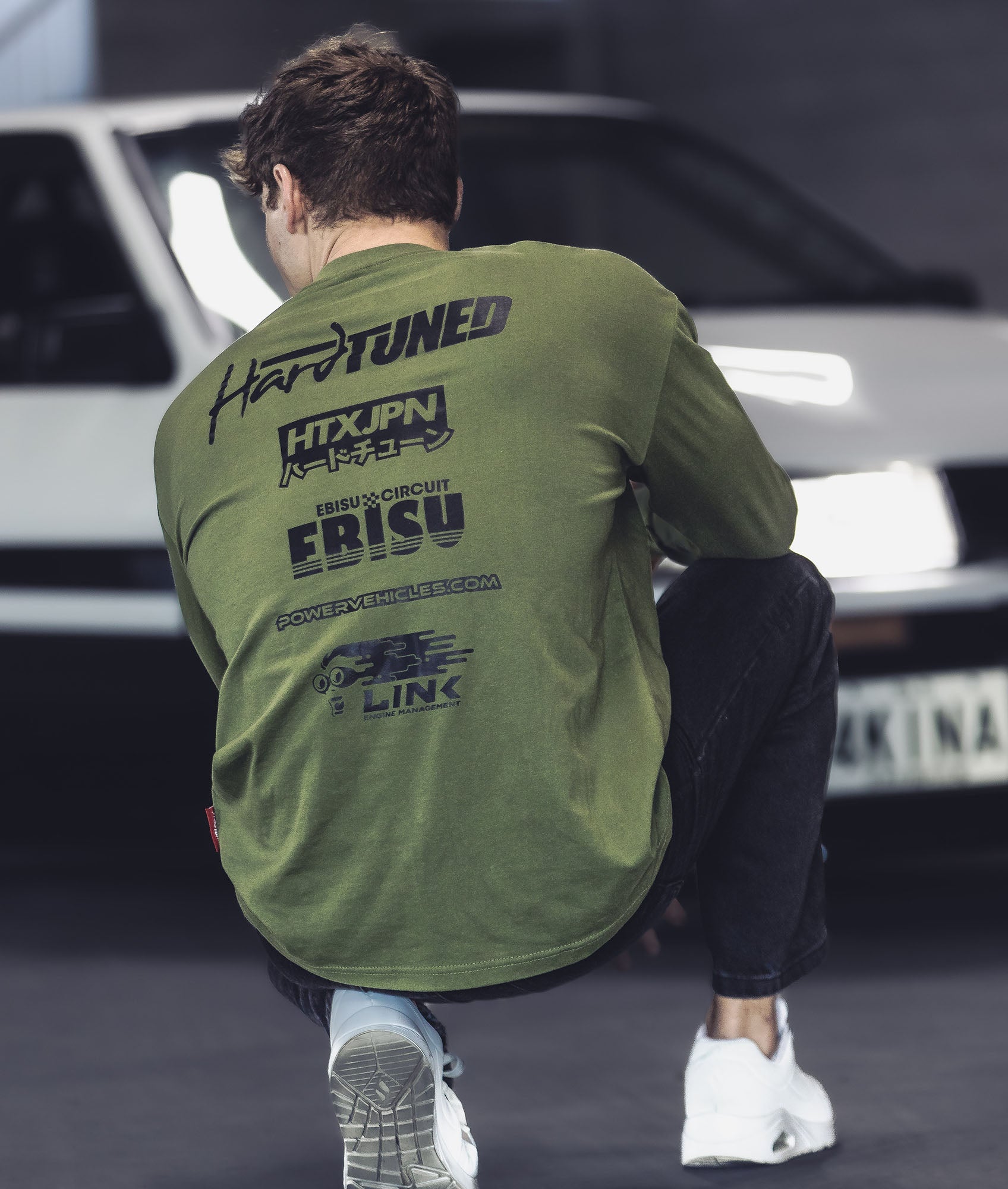 Drift Matsuri Track Tee - Khaki - Hardtuned