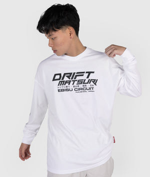 Drift Matsuri Track Tee - White - Hardtuned