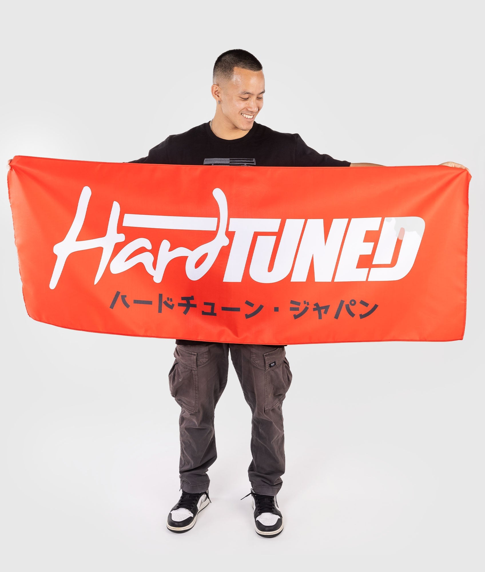 HardTuned Red Garage Flag - Hardtuned