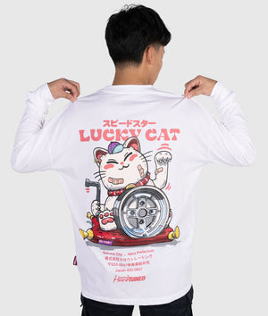 Lucky Cat Longsleeve Tee - Hardtuned