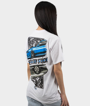 Nissan Silvia S15 Never Stay Stock Womens Tee - Hardtuned