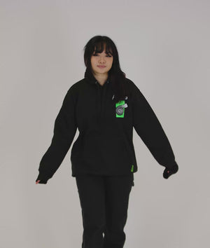 Women's Turbo Bunny Hoodie - Black