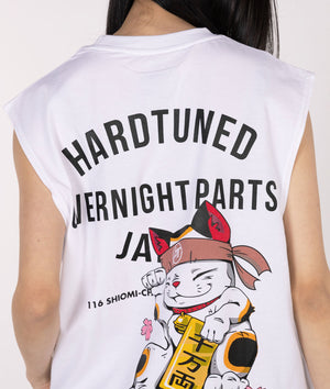 Womens Overnight Parts Kitty Tank Top - Hardtuned