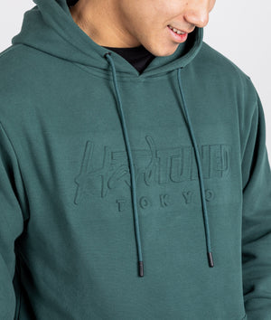 Hardtuned Embossed P1 Fleece Hoodie - Green - Hardtuned