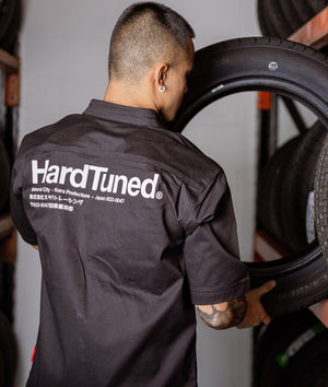 Hardtuned Short Sleeve Work Shirt - Black - Hardtuned