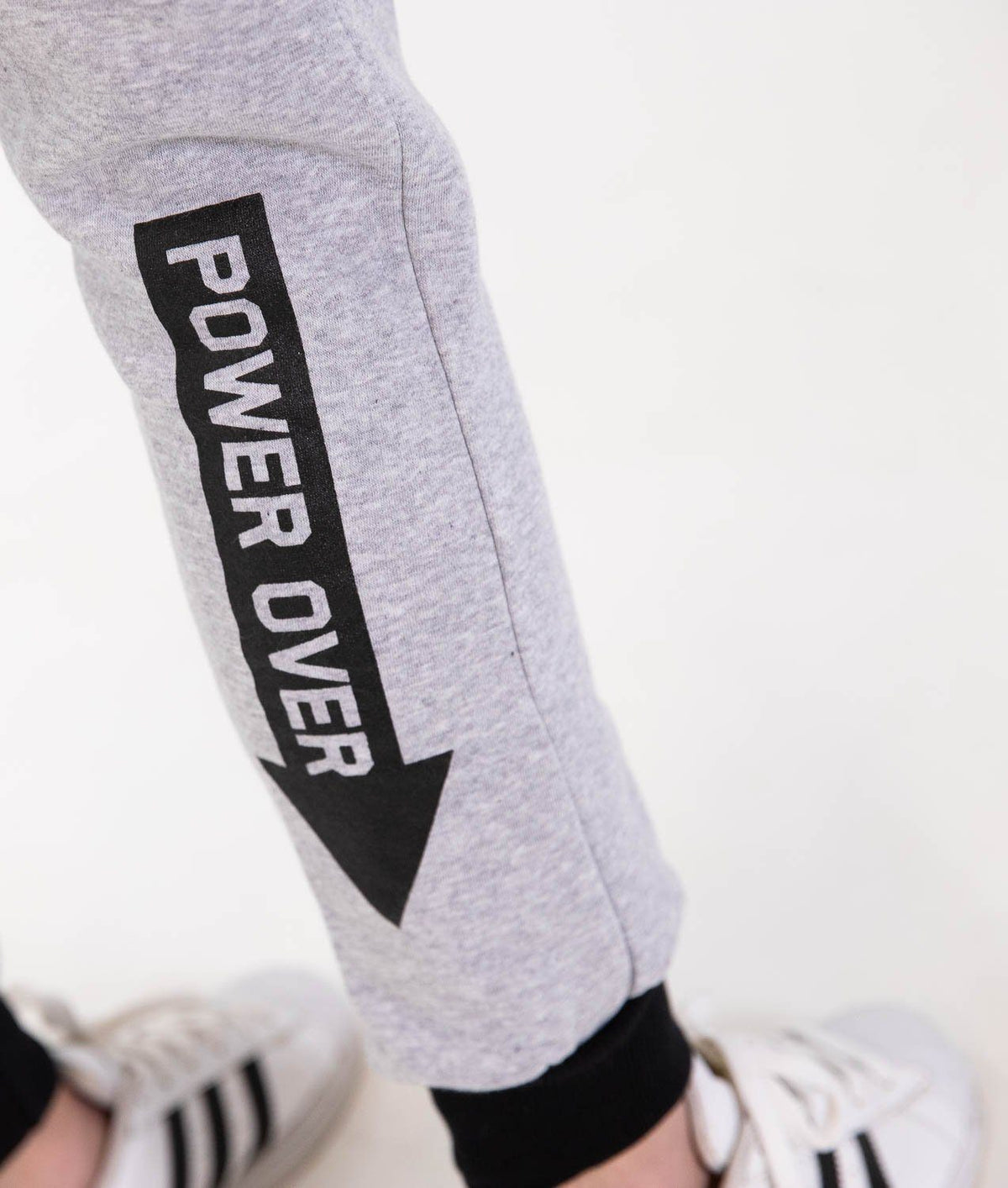 Ladies Power Over Trackies - Grey - Hardtuned