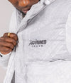 Mens Shuto White Puffer Jacket - Hardtuned