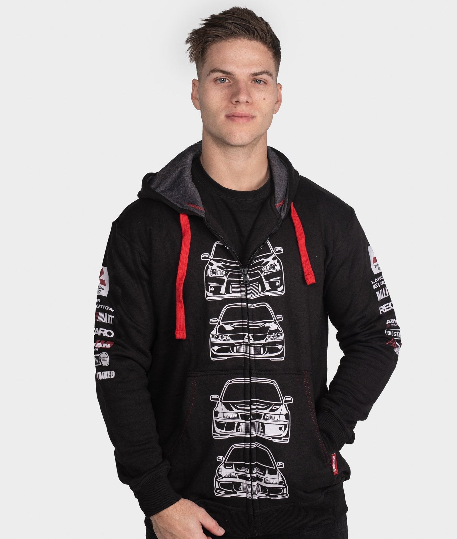 Mitsubishi Evolution Pullover Hoodie Hardtuned