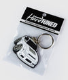 Nissan 180SX Rubber Key Ring - Hardtuned