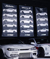 Nissan GTR Generations Garage Flag - Hardtuned