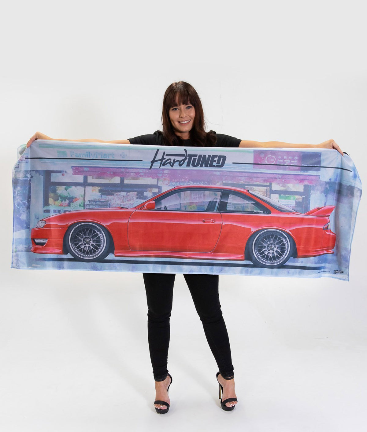 Nissan Silvia S14 Kouki Garage Flag - Hardtuned