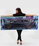 Nissan Skyline R34 GTR Garage Flag - Hardtuned