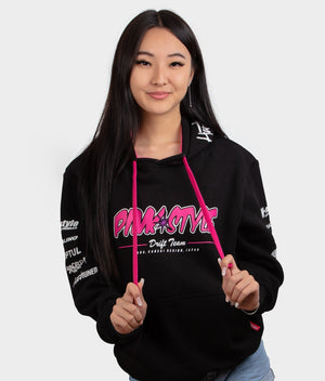 Pinkstyle - Drift Team Womens Hoodie - Hardtuned