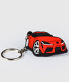 Toyota Supra MKV Soft Rubber Key Ring - Hardtuned