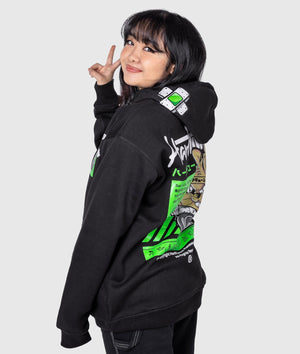 Women's Black Bunny Hoodie - Hardtuned