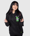 Women&#39;s Black Bunny Hoodie - Hardtuned