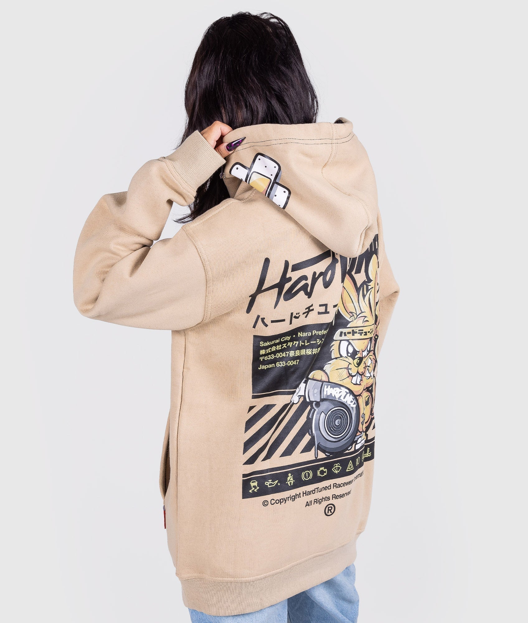 Women&#39;s Brown Bunny Hoodie - Hardtuned