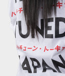 Womens HTxJPN Crossing Tee - White - Hardtuned