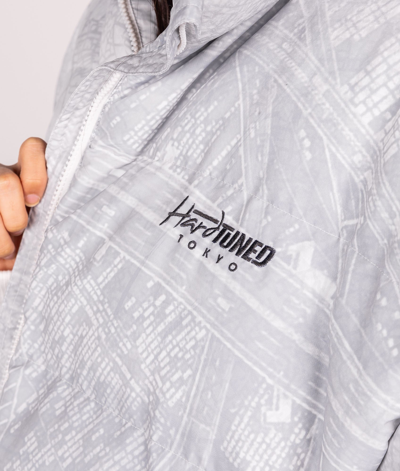 Womens Shuto White Puffer Jacket - Hardtuned