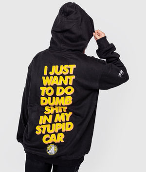 Womens Stupid Car Hoodie - Hardtuned